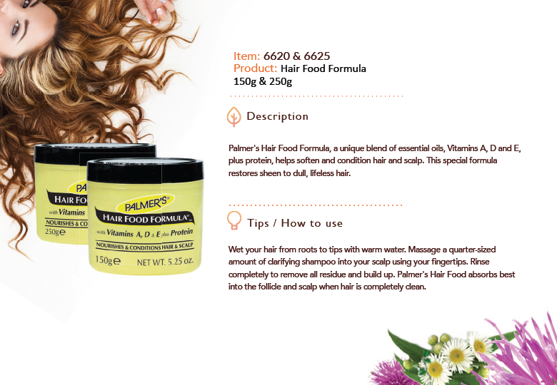 Palmer’s Hair Food Formula 150g & 250g First Trading and Contracting
